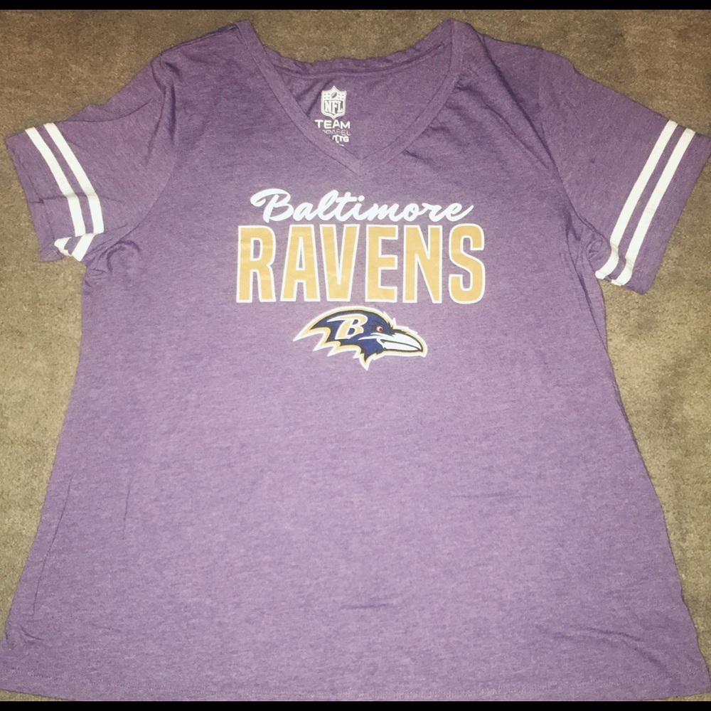 LADIES XXL RAVENS NFL T-SHIRT